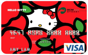 Hello Kitty Credit Card 2014
