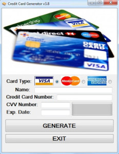 credit card generator